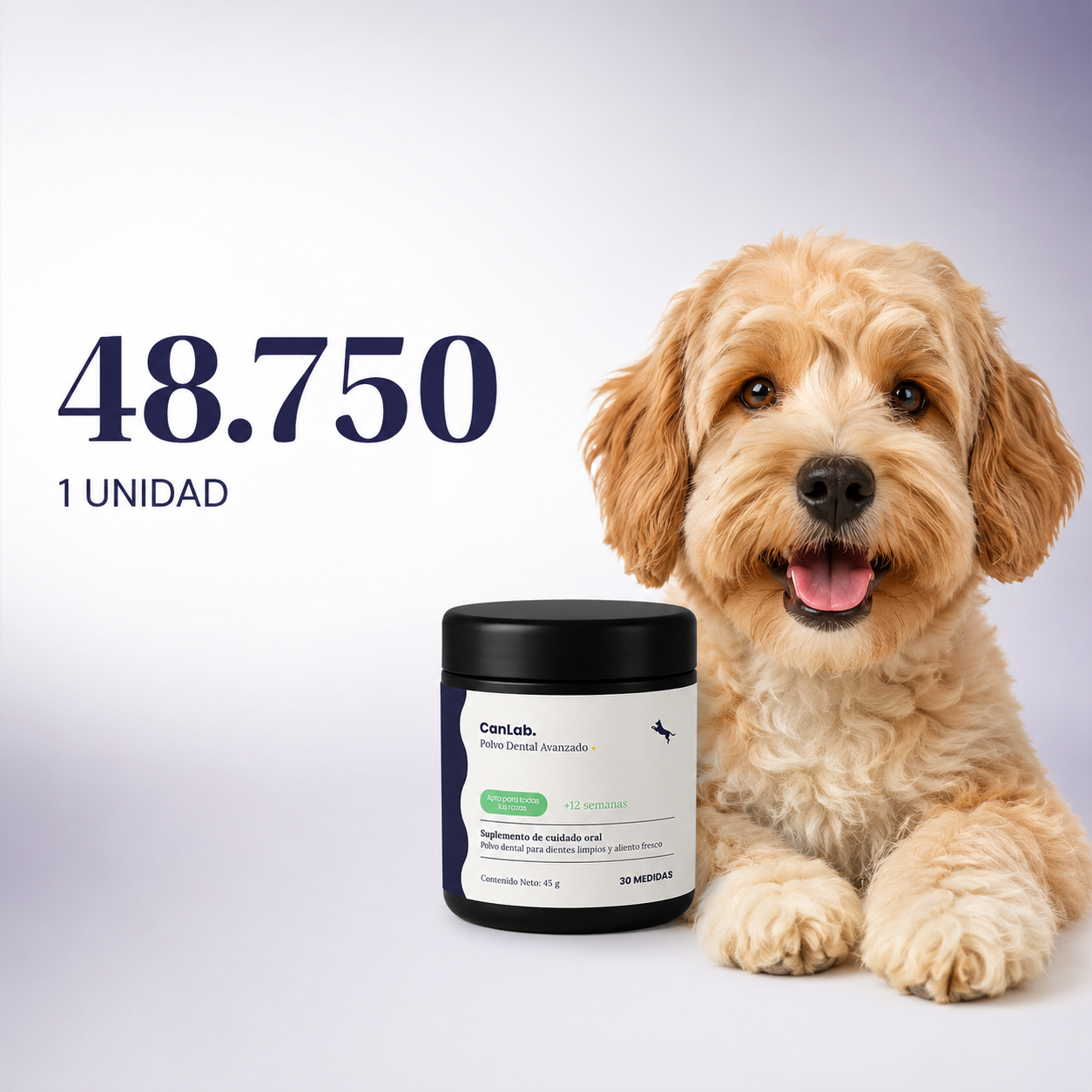 CanLab · Polvo Dental Avanzado para Perros