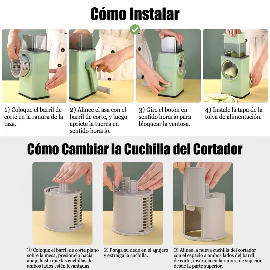 Todo lo que viene en la caja de la mandolina COMMO